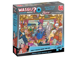 Wasgij Mystery Puzzel 9 De Grote Treinroof 1000 stukjes - 2