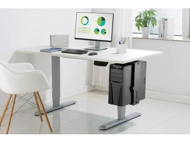 Universele PC-houder voor bureaumontage met Easy-Locking max 10 kg