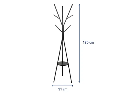 Kapstok MAUL Avalon staand 180cm zwart