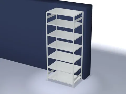 systeemstelling,grondveld,HxBxD 3000x1360x835mm,vakl. 330kg