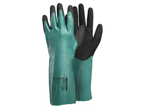 Tegera 7361 nitril handschoenen, zwart, maat 9