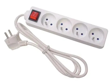 contactdoos 4 stopcontacten en schakelaar België