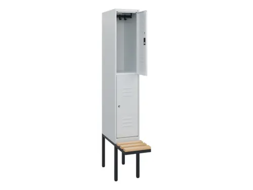 Dubbeldekse dekenkist,HxBxD 1950x300x815mm,1x2vak.,vak B 300mm