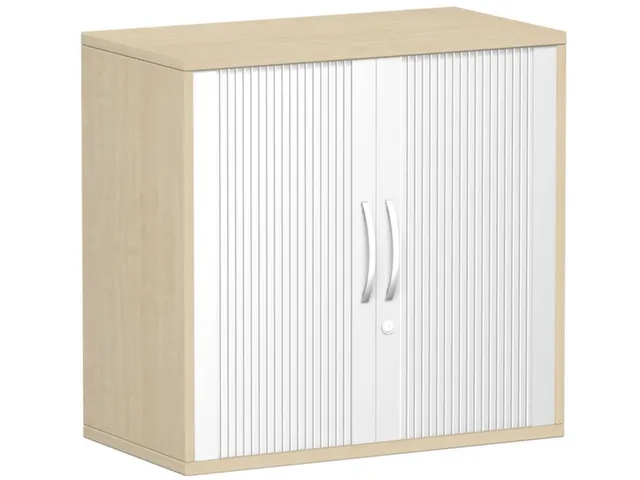armoire à rideaux transversaux,HxlxP 798x800x425mm,1xsol en bois,2 HC