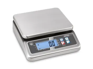 tafelweegschaal,platform BxD 252x200mm,RVS,weegbereik 8-15kg - 2