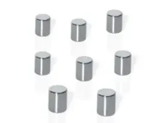 OUTLET magneten Be!board 8 stuks rond 8mm Zilver - 1