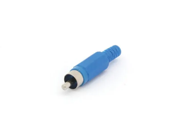 Mannelijke Rca Plug - Blauw