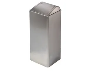 Afvalbak Rvs 80 Liter Gesloten - 2