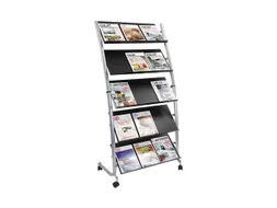 Mobile Display DD5GM verrijdbare folderhouder voor 15 A4-posities