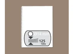 Draadrug Fellowes 14mm 34-rings A4 wit 100stuks