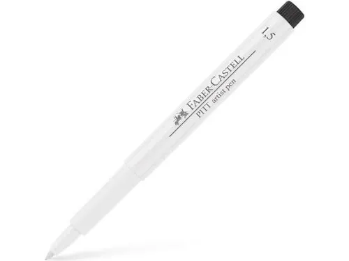 Tekenstift Faber-Castell Pitt Artist Pen 1,5 101 wit