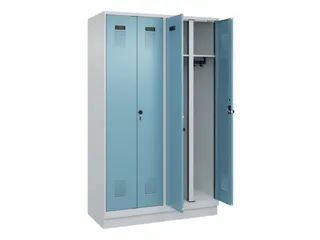 locker voor scheiding van kleding,HxBxD 1950x1200x500mm,4vak - 1