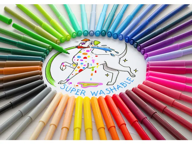 Viltstift Faber-Castell 36 stuks karton etui assorti