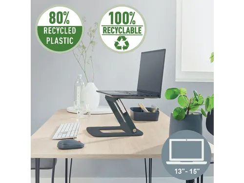 Leitz Ergo Laptopstandaard verstelbare multihoek Grijs