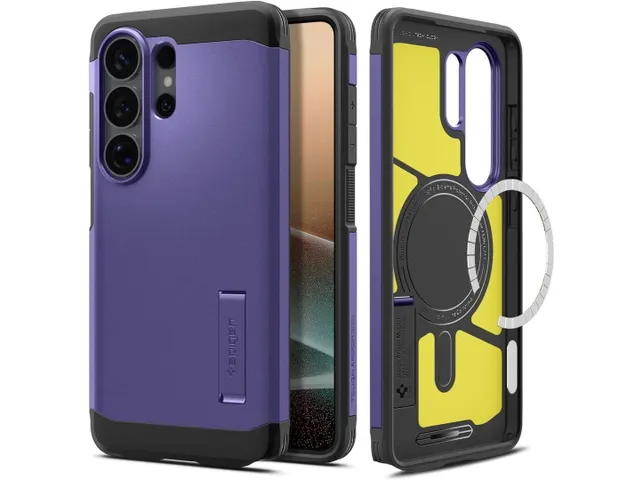 Tough Armor Samsung Galaxy S26 Ultra Hoesje MagSafe Back Cover Paars