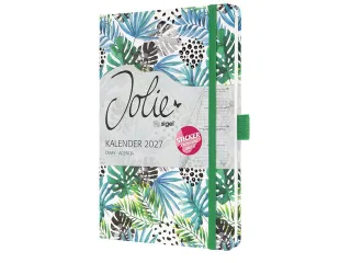 Weekagenda Beauty A5 2027 (NL/FR/EN/DU) Green Jungle Hardcover - 2