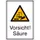 waarschuwings-combibord,v. binnen/buiten,Pas op! Zuren,aluminium