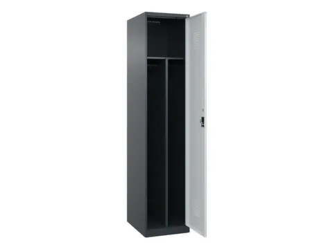 locker voor scheiding van kleding,HxBxD 1850x400x500mm,1vak