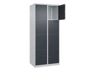lockerkast,HxBxD 1850x800x500mm,2x4vakken,vak B 400mm,cil.-slot - 1