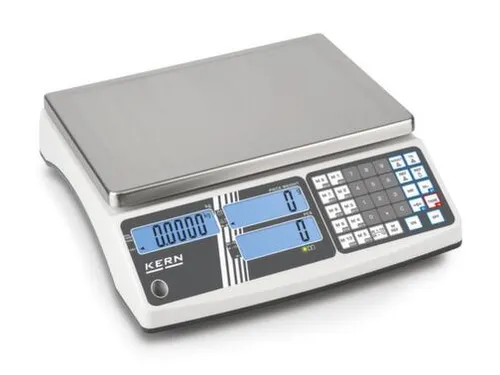 cijferweegschaal,platform BxD 315x215mm,RVS,weegbereik 15kg
