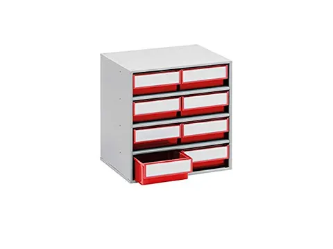 Bakkenunit Bxhxd 400X395X300Mm 8Bakken Rood Behuizing Ral7035