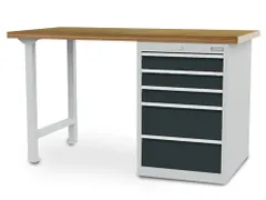 werkbank,HxBxD 859x1500x750mm,multiplexblad,draagverm. 100kg