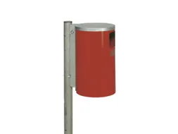 Afvalverzamelaar Wand-/Buisbevestiging 30 Liter Verzinkt Romp Ral3000