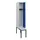 locker met bank,HxBxD 1950x300x815mm,1vak,vak B 300mm,cilinderslot