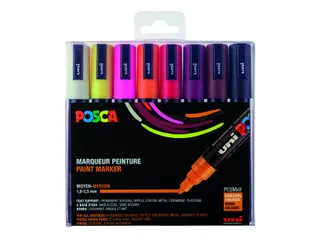 Verfstift Posca PC5M Medium Punt 1,8-2,5mm 8st warme kleuren - 1