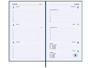 Agenda 2027 Ryam Memoplan 7 Suprema 7dagen/2pagina's bordeaux - 2