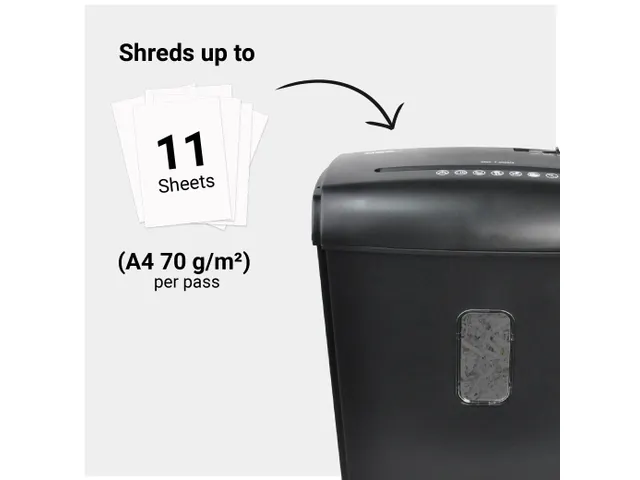 Papiervernietiger Snipper 9 Vel 4x35mm P-4 15L AVG-Proof