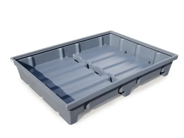 stellingopvangbak,v. palletstelling,v. vak B 1800mm,opvangvol. 400l
