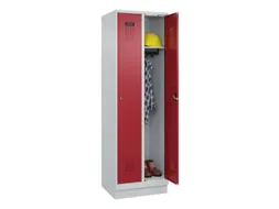 locker,HxBxD 1950x600x500mm,2vak,vak B 300mm,cil.-slot,sokkel