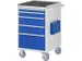 gereedschapswagen 975x580x650mm metaalblad 450kg 5 laden RAL5010