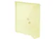 Foldersys Enveloptas Velcro Sluiting A4 Geperforeerd 11-gaats Geel