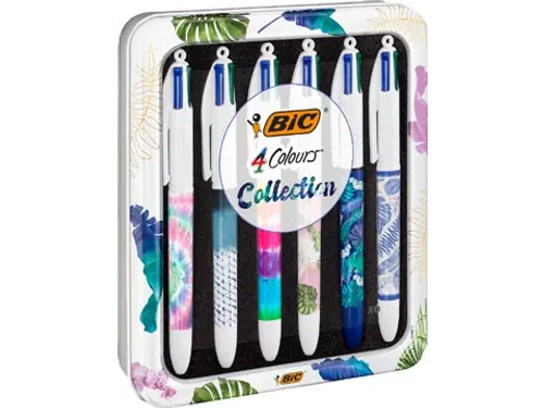 Colours Tie - Dye 4-kleurenbalpen medium 6 stuks