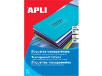Apli Transparante etiketten