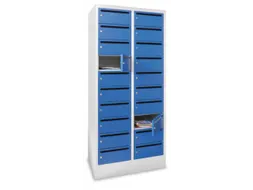 Postsorteerkast 1850x630x500mm 2x10 Vakken Ral7035 Front Ral5010