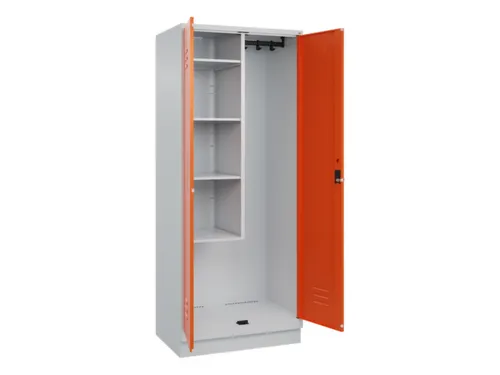 schoonmaakkast,HxBxD 1950x800x500mm,links 4vakken