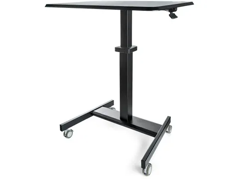 Zit Sta Mobiel Bureau 74-115cm Verstelbaar Blad 60x80cm