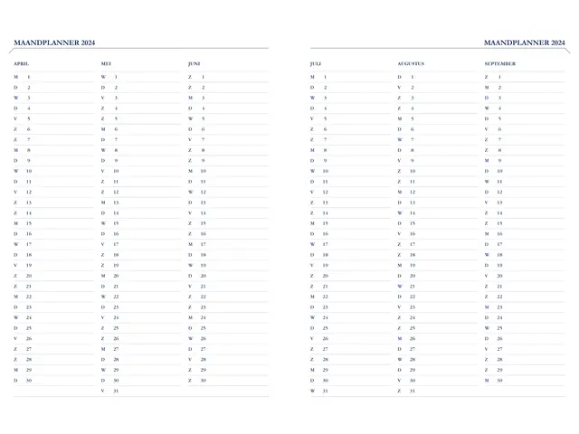 Agenda 2027 Ryam Weekplan Mundior 7dagen/2pagina's zwart