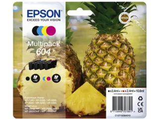 Epson 604 Inktcartridge Zwart + 3 Kleuren Voordeelset - 2