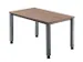 bureau à hauteur réglable,HxlxP 680-760x1200x800mm,panneau noyer