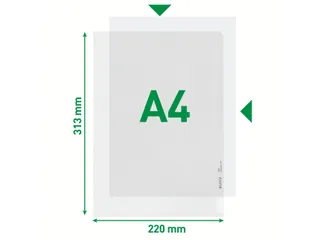 Insteekmap L-map Leitz 4060 Premium A4 0.11mm Pp Extra Sterk Generfd - 12