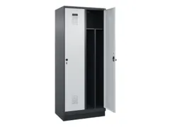 locker voor scheiding van kleding,HxBxD 1950x800x500mm,2vak