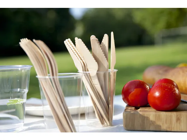 Vork IEZZY 160mm hout 100 stuks