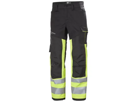 Helly Hansen Alna 2.0 369 klasse 1 werkbroek, zwart/fluo geel, maat 48