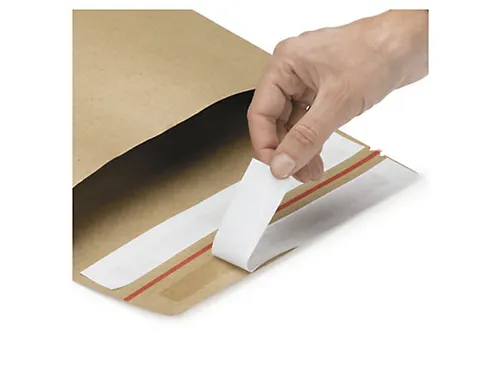 Sendbag verzendverpakking IEZZY 38/42 x 44 + 9,5cm bruin 200 stuks