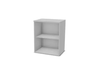 kantoorstelling,opbouwelement,HxBxD 740x600x445mm,MP-lichtgrijs - 2