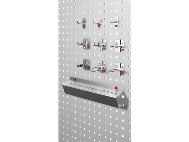 Support Clés Polygonales P. Plaques Perforées Hxl 255x225 mm 10 cl